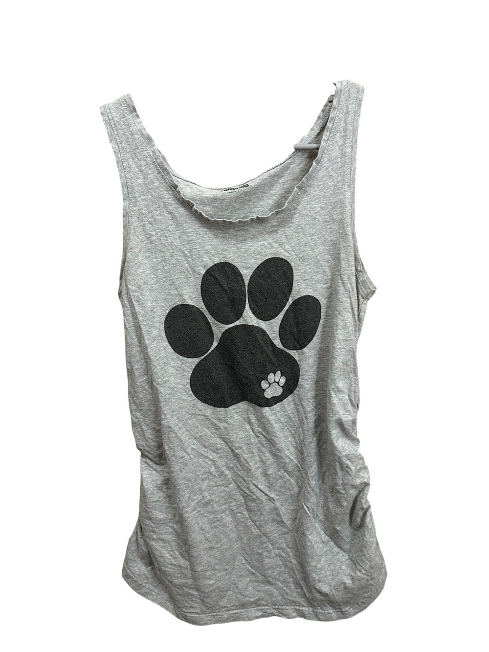 Cafe Press Paw Print Maternity Tank Top Large